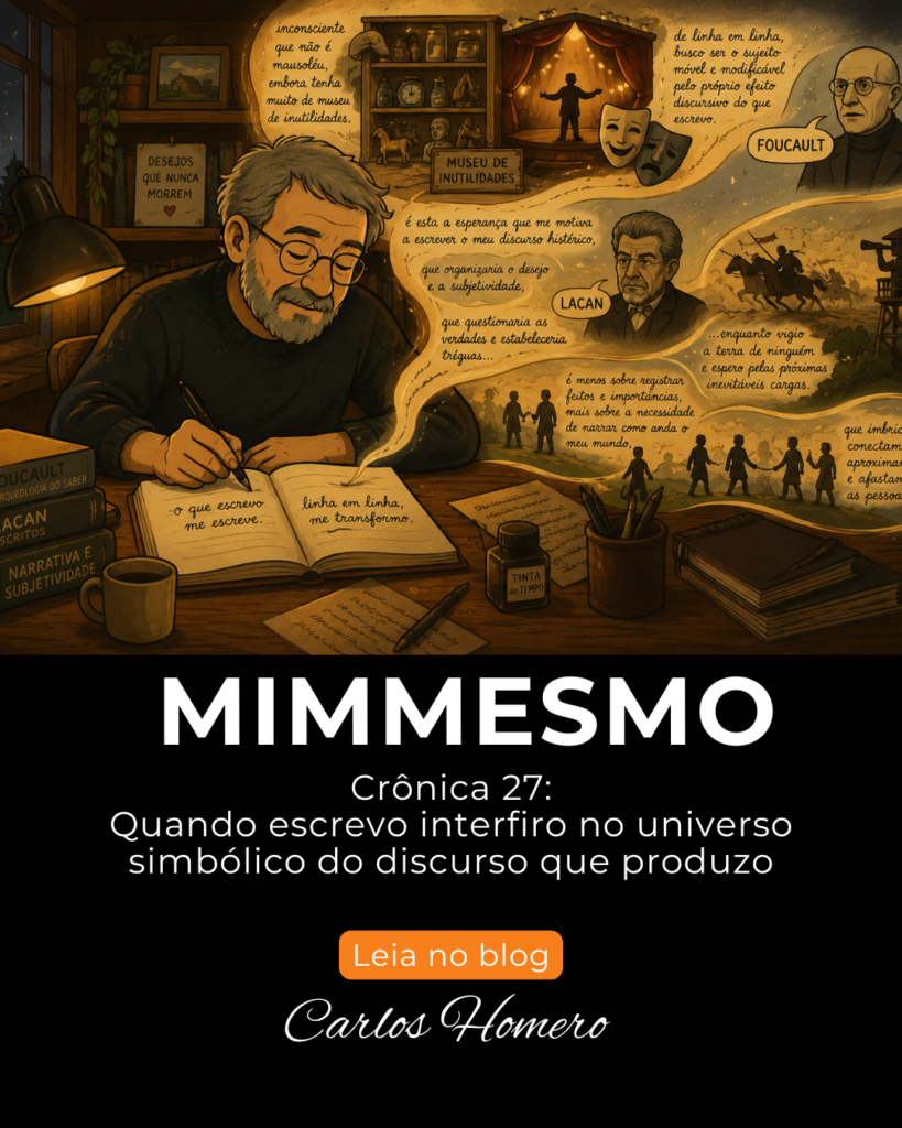 Cronica 27 Quando Escrevo Reescrevo a Mim Mesmo