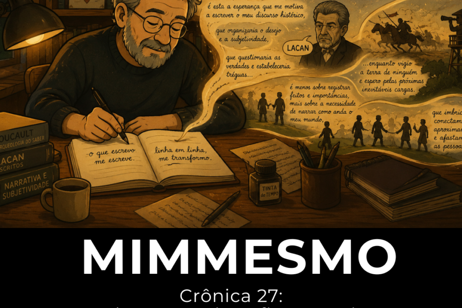 Cronica 27 Quando Escrevo Reescrevo a Mim Mesmo